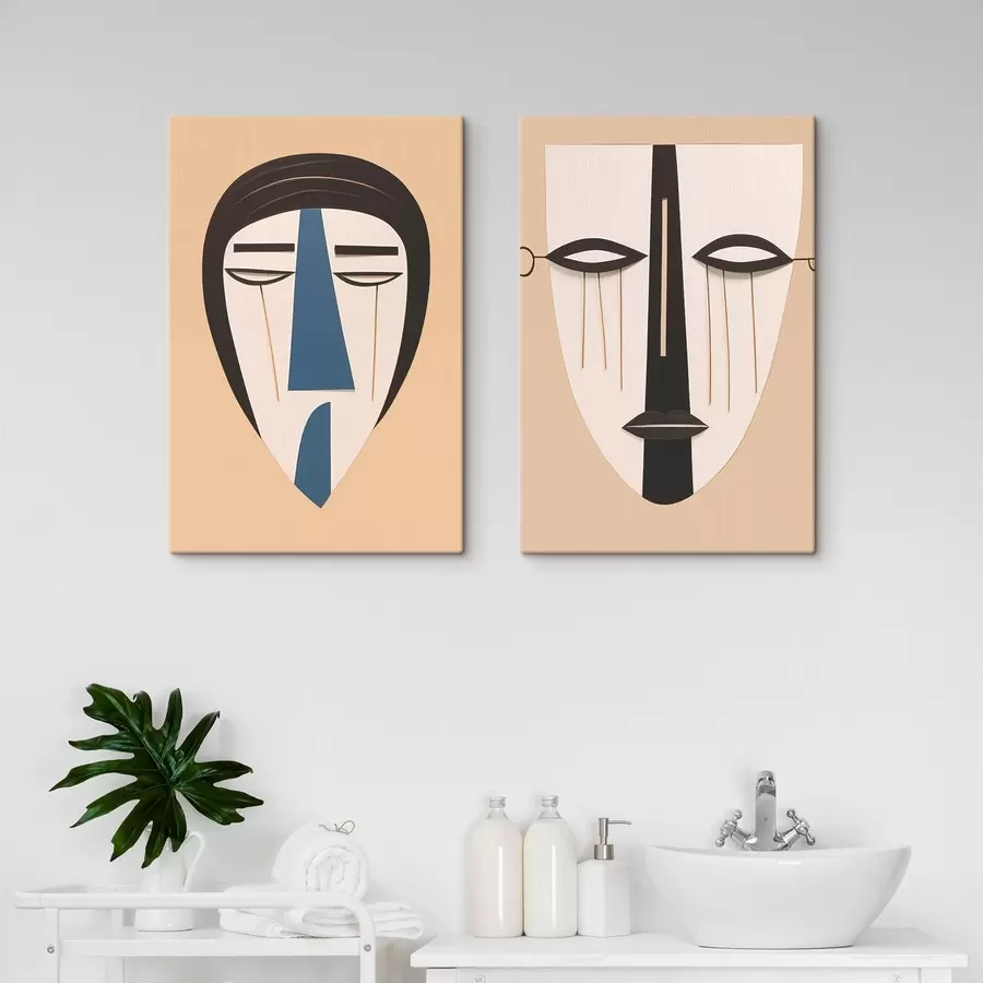 Pilt Abstraktsed näod m00500