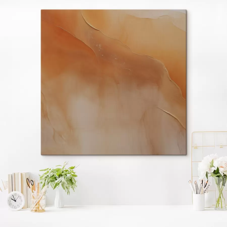 Pilt maapealsed toonid, pehmed kihid, minimaalne, akvarellistiil, abstraktne liikumine, rahulikkus s45107