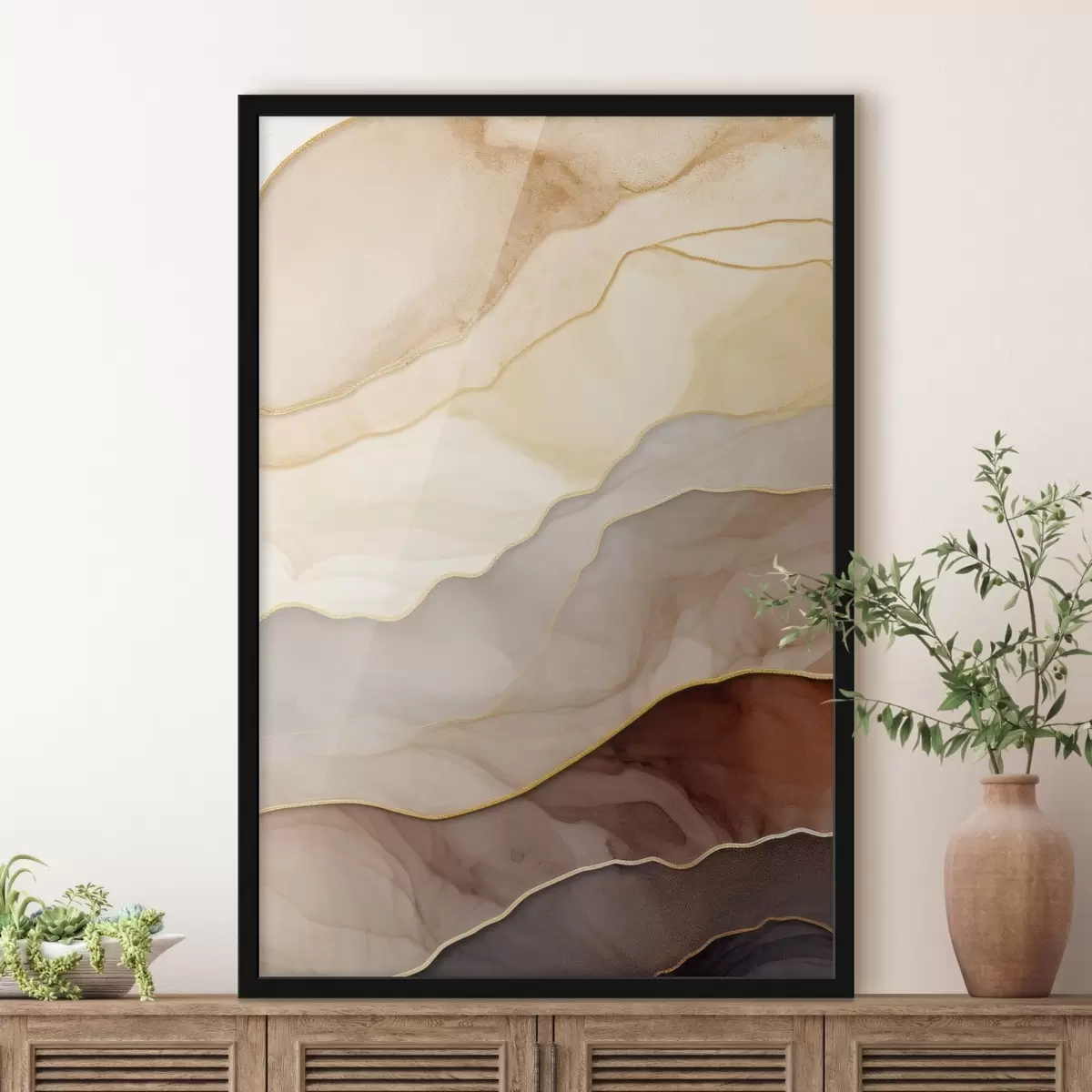 Plakat lained, kreemjas, läbipaistev, voldid, orgaaniline, sile, rahulik, tekstiil, õhuline f45089