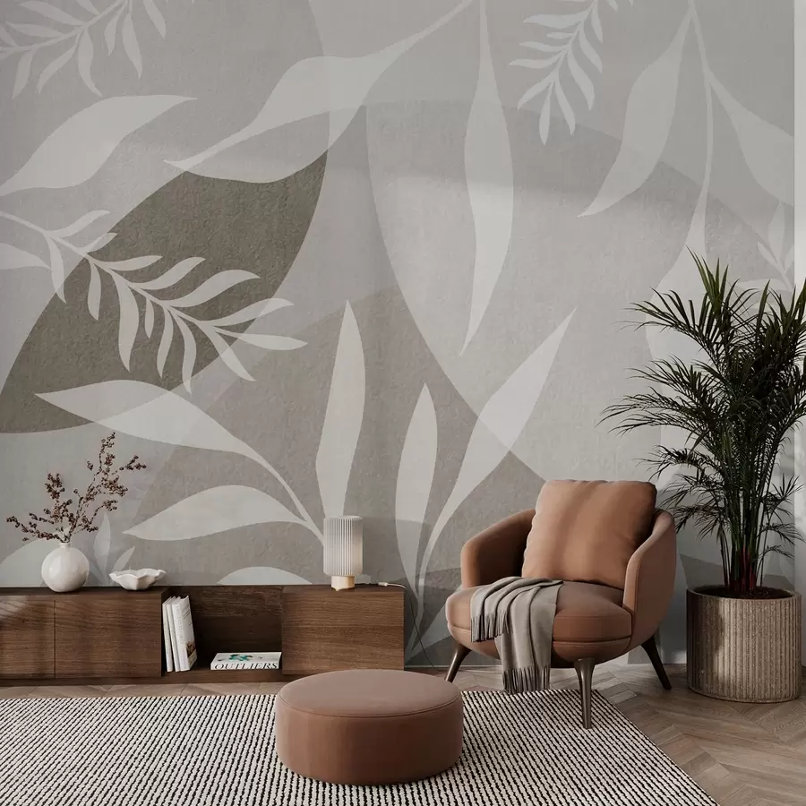 Fototapeedid Okste siluette abstraktsete ringide taustal w04270v1