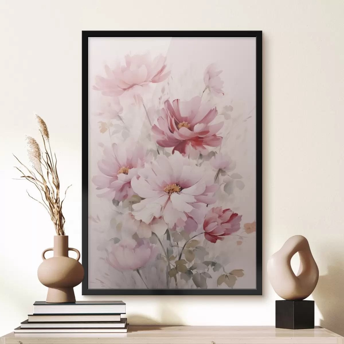 Plakat Lillekimpude imitatsioonimaal f45120