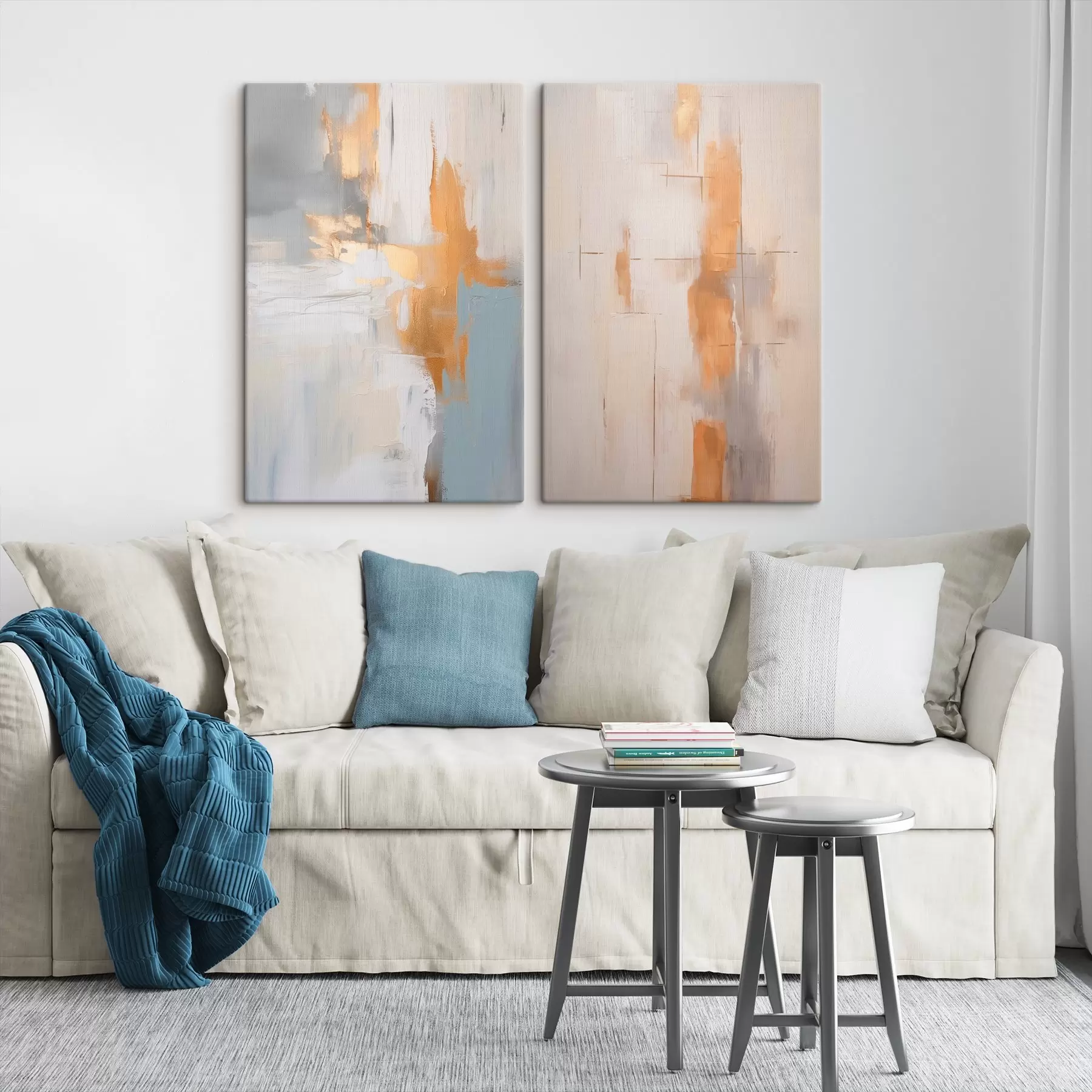 Fototapeedid Abstraktsed pintslitõmbed jäljendavad maali m00502