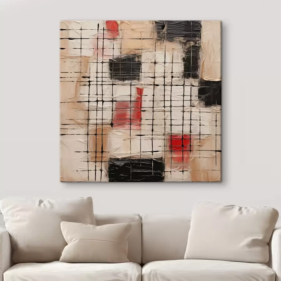 Pilt Abstraktsioon joonte ja pintslitõmmete jäljendamisega s45122