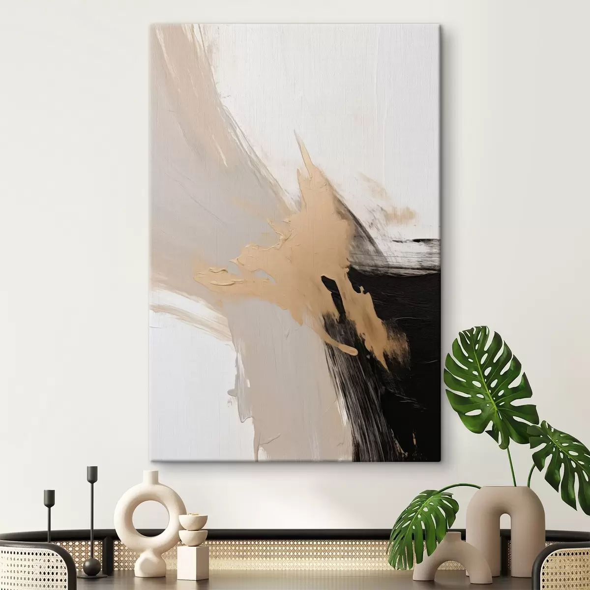 Pilt Dünaamiline abstraktsioon pintslitõmmete imitatsioon s45126