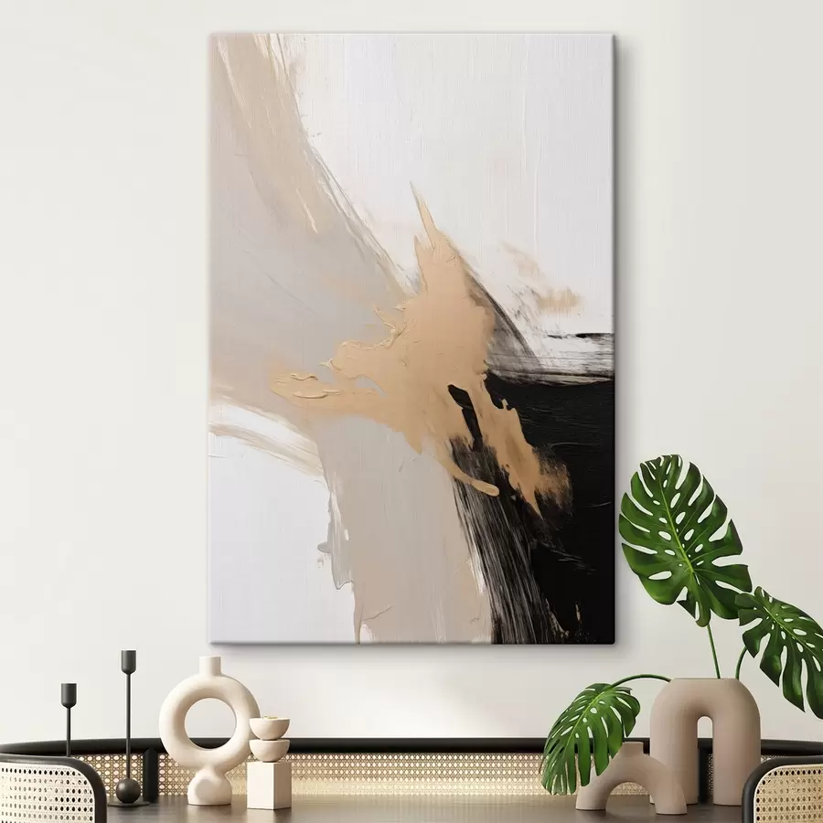 Pilt Dünaamiline abstraktsioon pintslitõmmete imitatsioon s45126