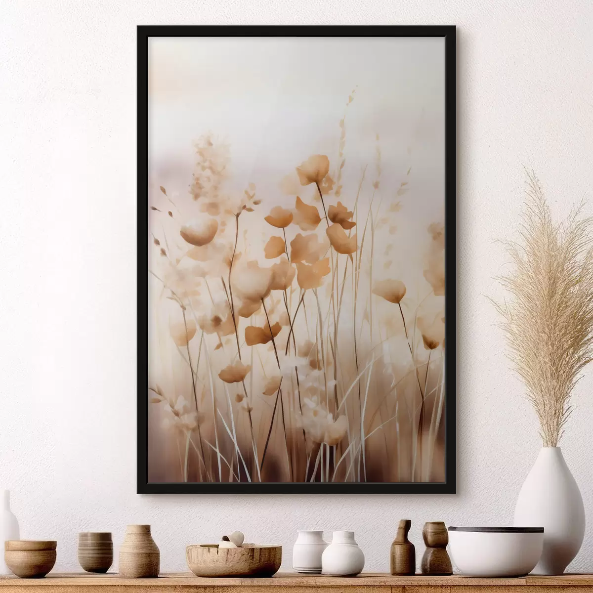 Plakat Abstraktsed metsalilled f44413