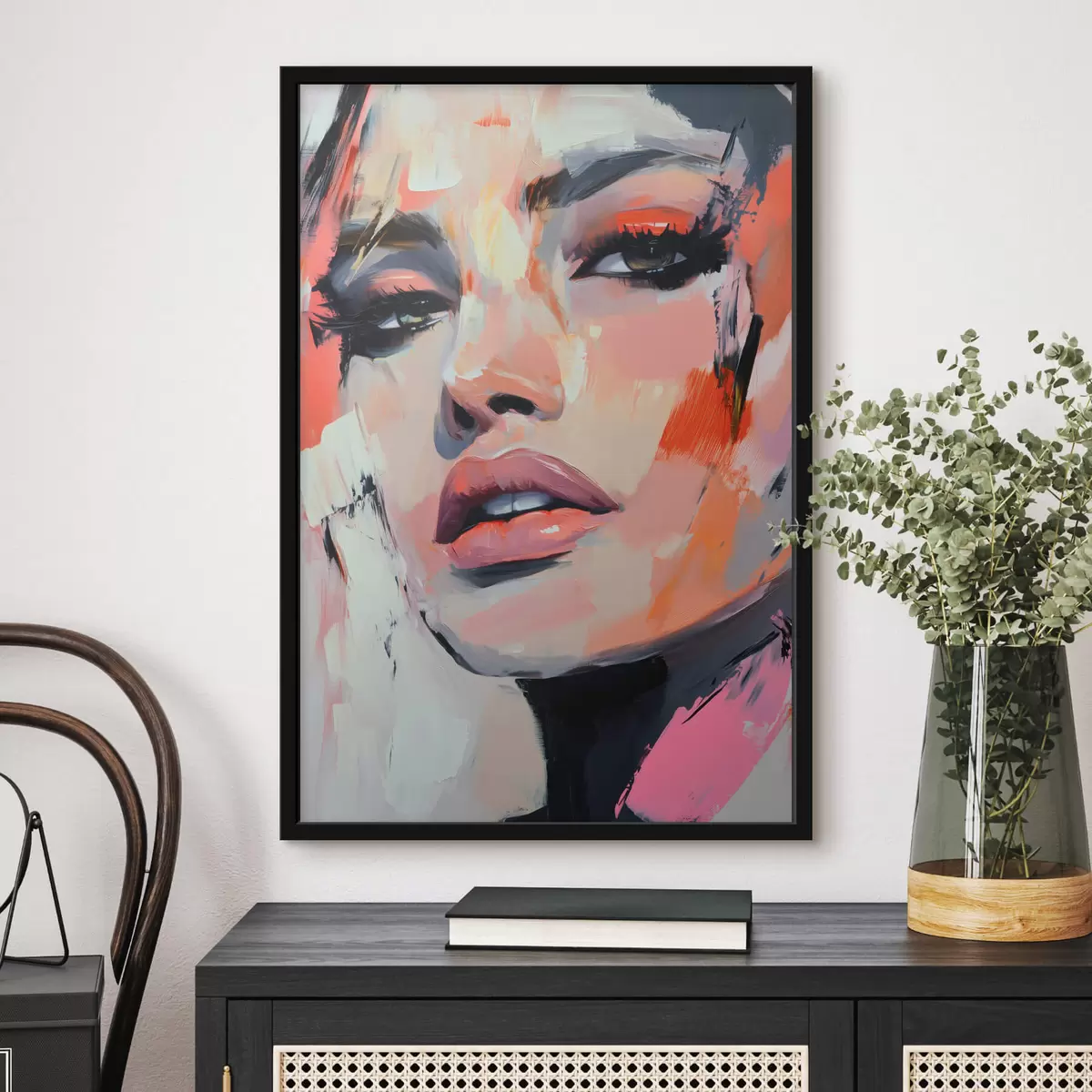 Plakat Naise portree f45135