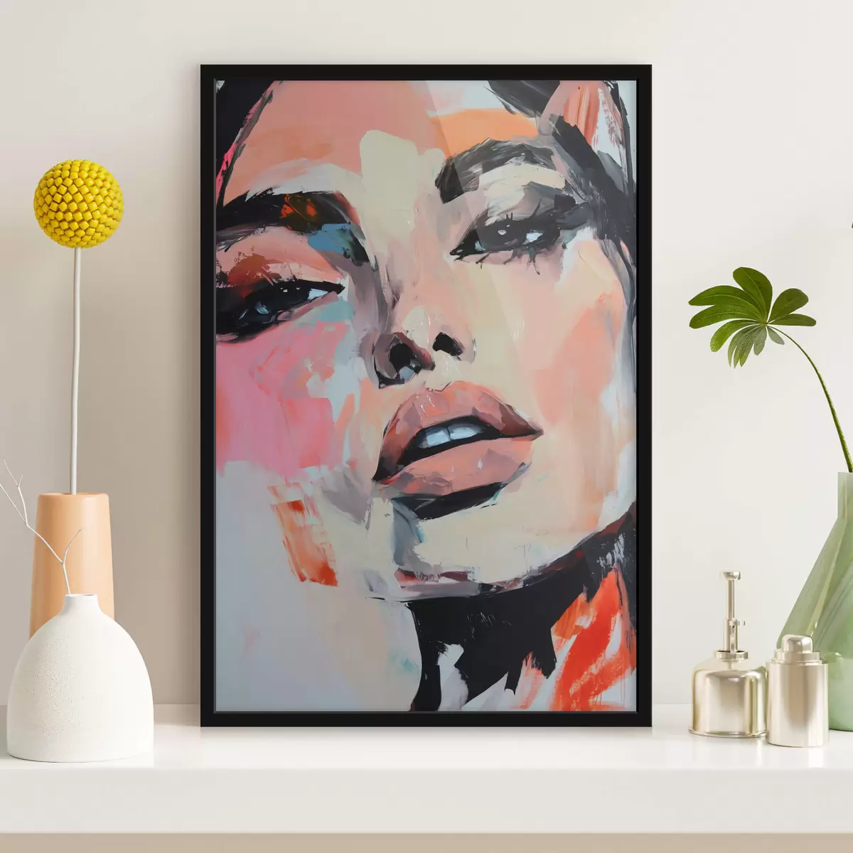 Plakat Naise portree f45136