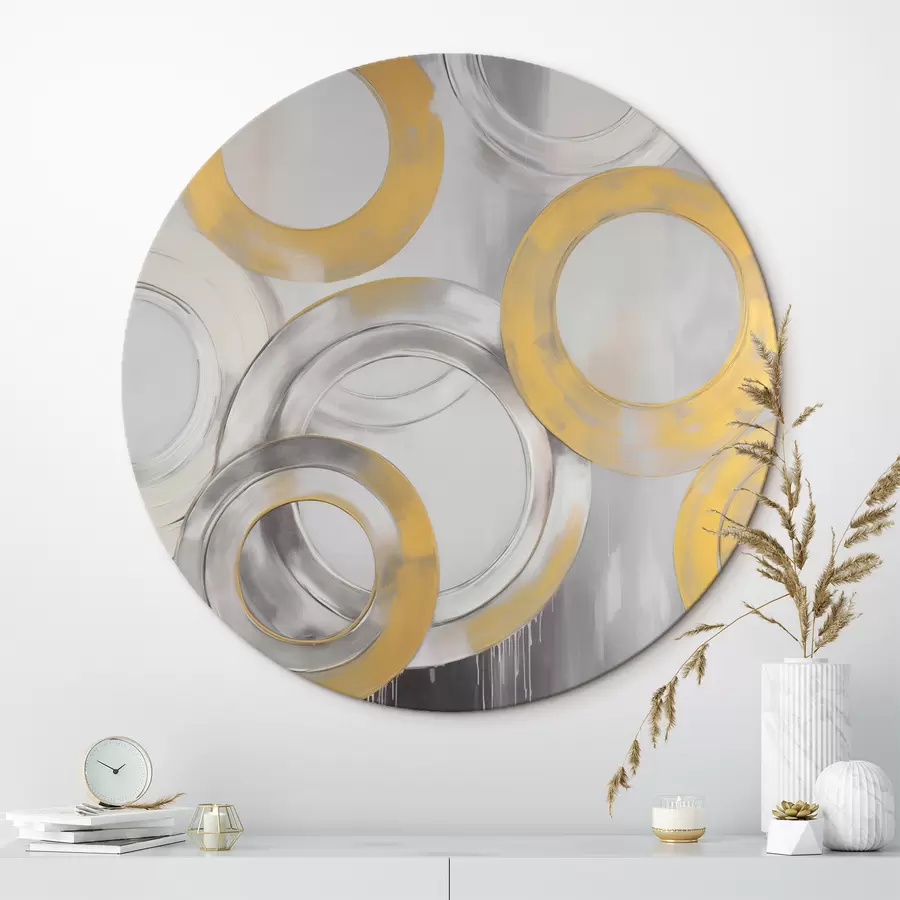 Pilt Abstraktsioon ringidega r45133