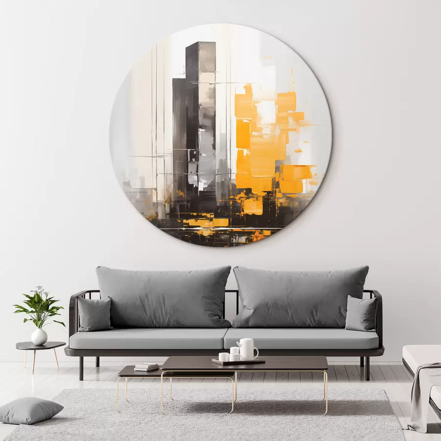 Pilt Abstraktsioon koos pilvelõhkujatega r45162