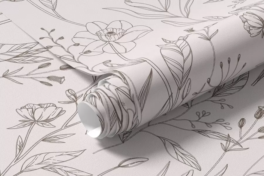 Fototapeedid Minimalistlikud metslilled