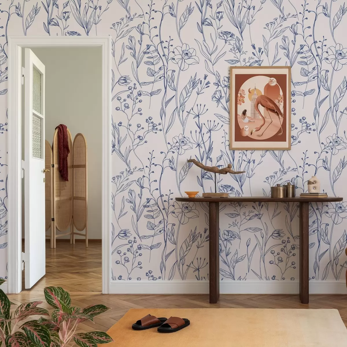 Tapeet Minimalistlikud metslilled