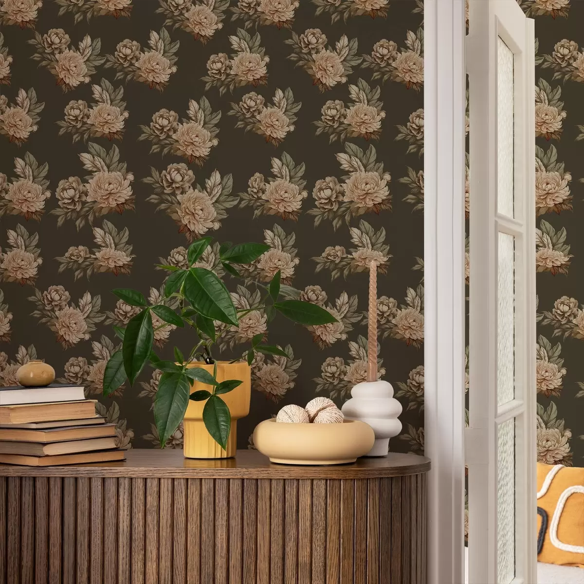 Tapeet Retro roosid a00419