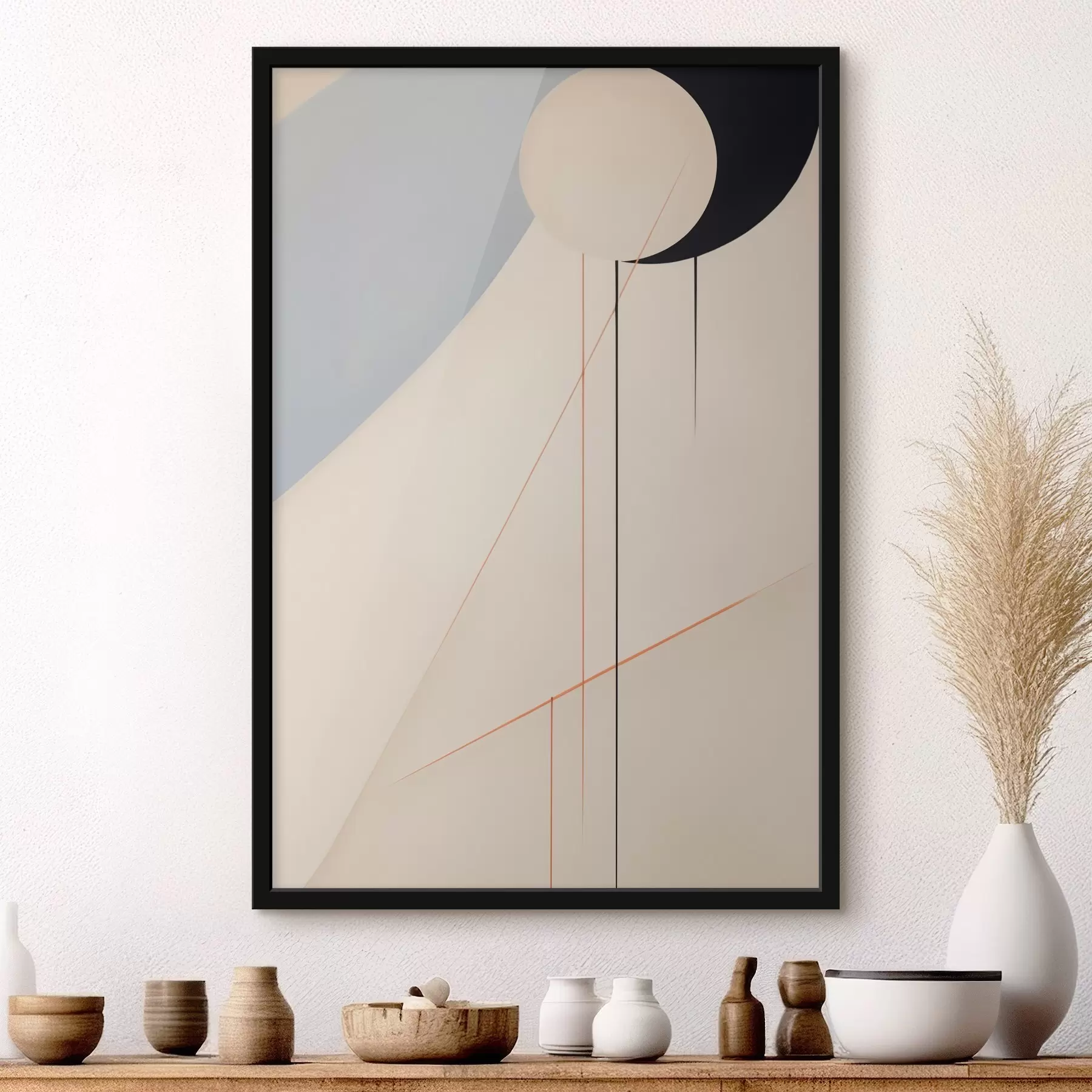 Pilt Geomeetriline minimalistlik abstraktsioon f45212