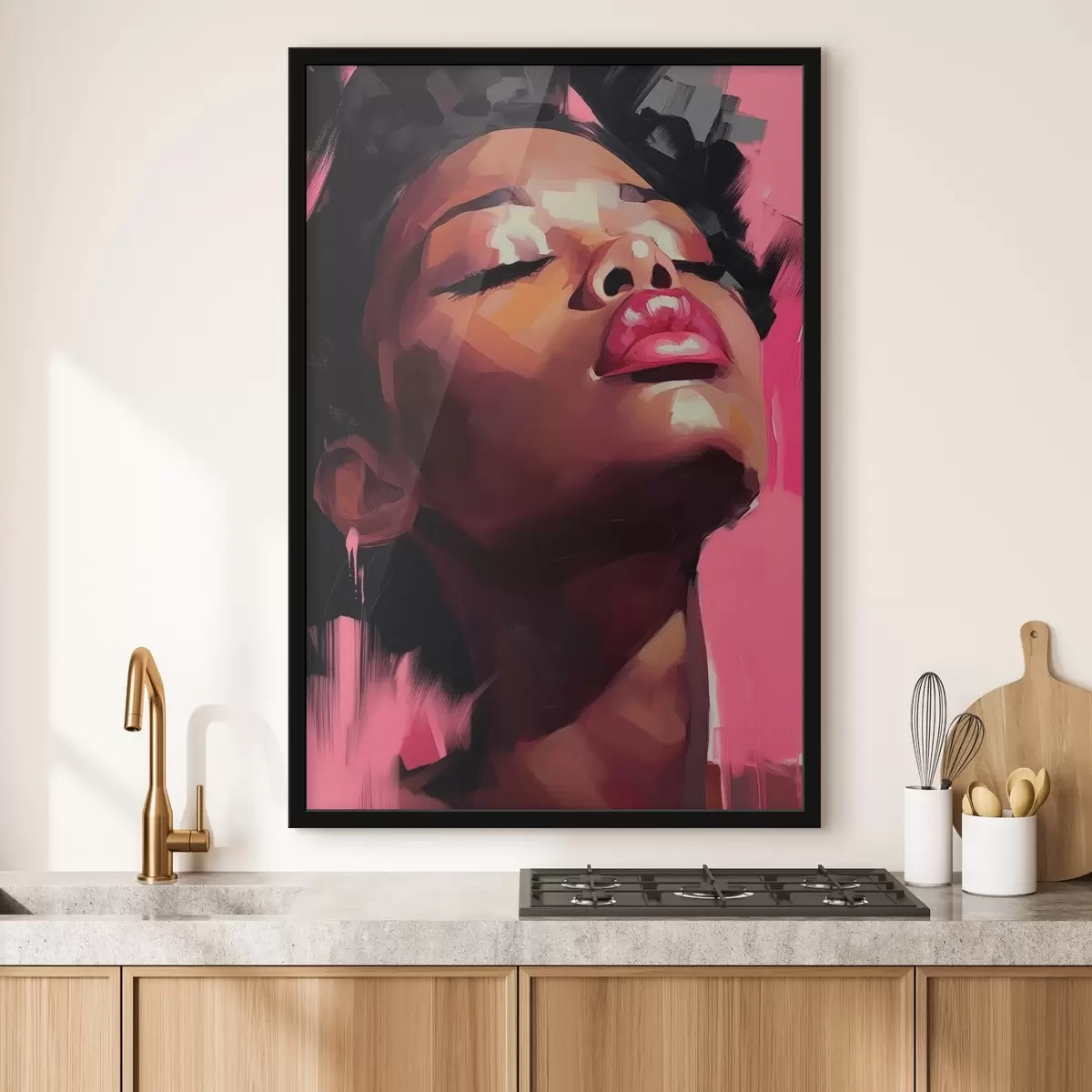 Plakat Naise portree f45223