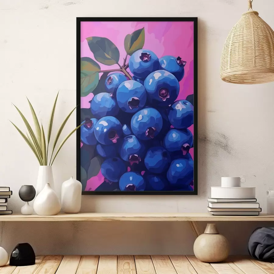 Fototapeedid Mahlased mustikad f45224