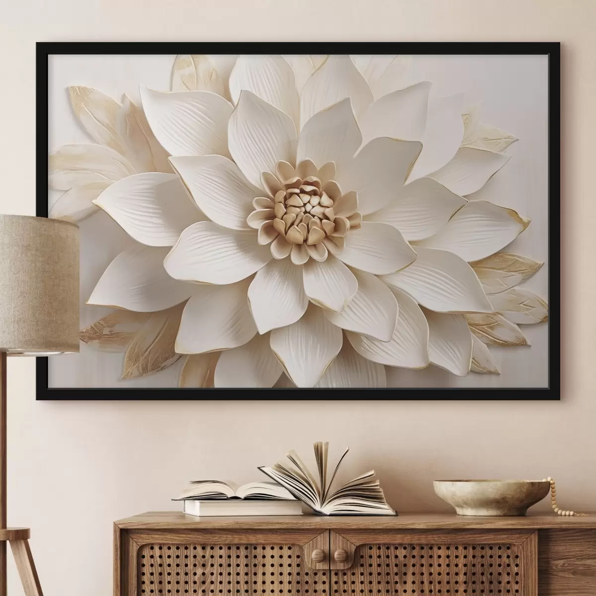 Plakat Volüümiline lill f45225