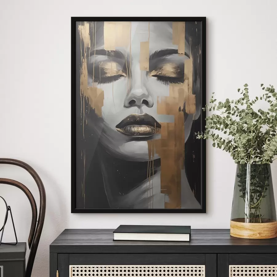 Fototapeedid Graafiline nägu f45226