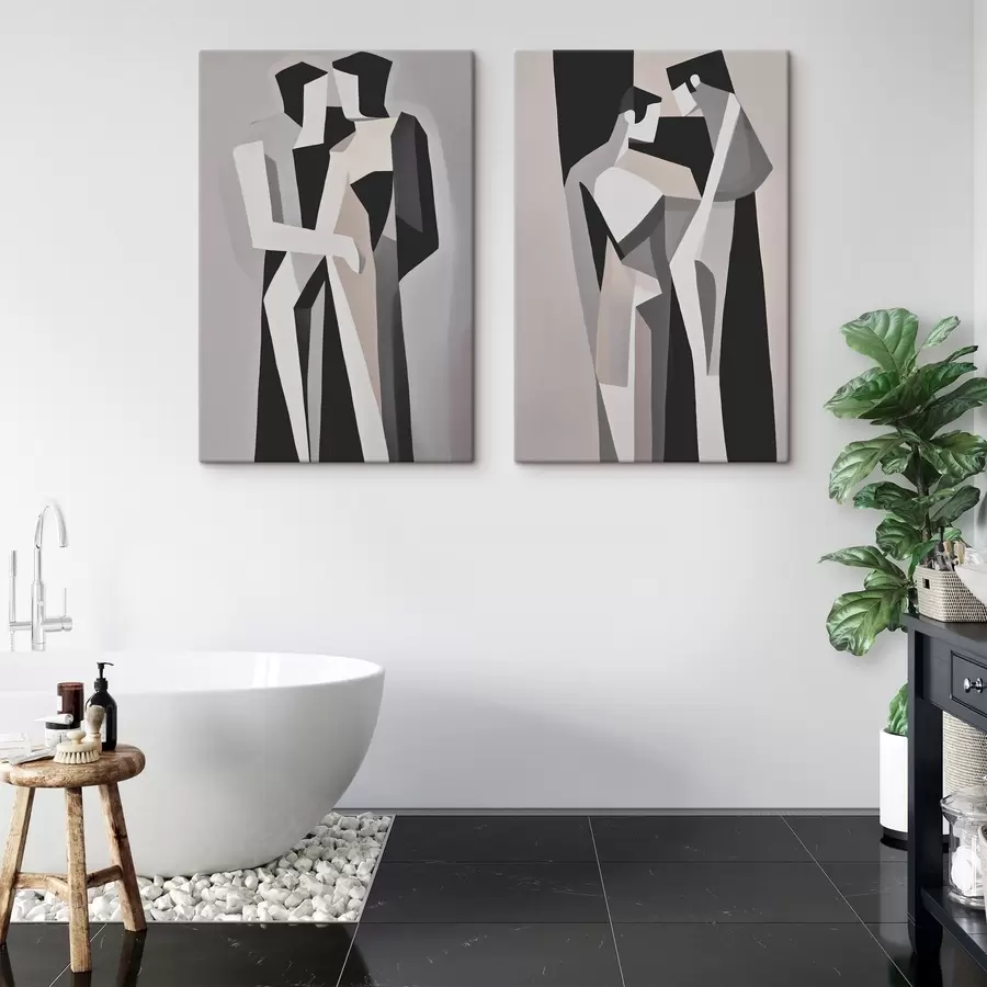 Pilt Abstraktsed geomeetrilised paarid m00517