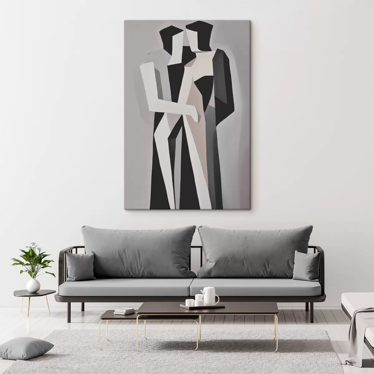 Pilt Abstraktsed joonised ühevärviliselt s45155