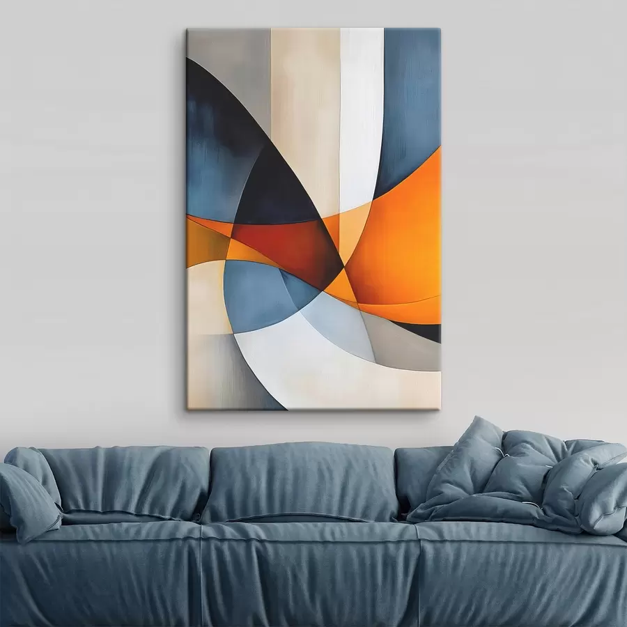 Pilt Abstraktsioon geomeetriliste kujunditega s45201