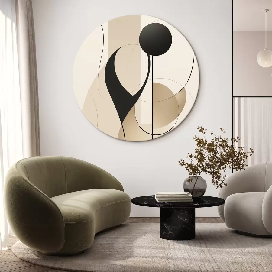 Pilt Abstraktsed kõverad ja kujundid r45197