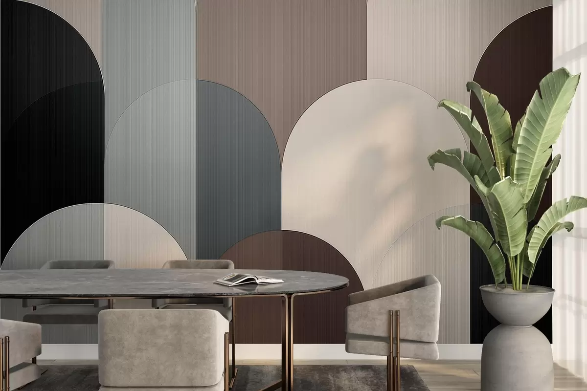 Fototapeedid Segmenteeritud kaare geomeetria w04215