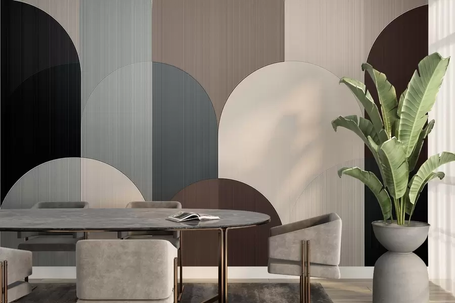 Fototapeedid Segmenteeritud kaare geomeetria w04215