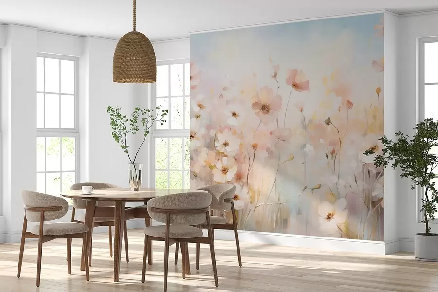 Fototapeedid Looduslilled pastelsetes toonides akvarellistiilis w09280