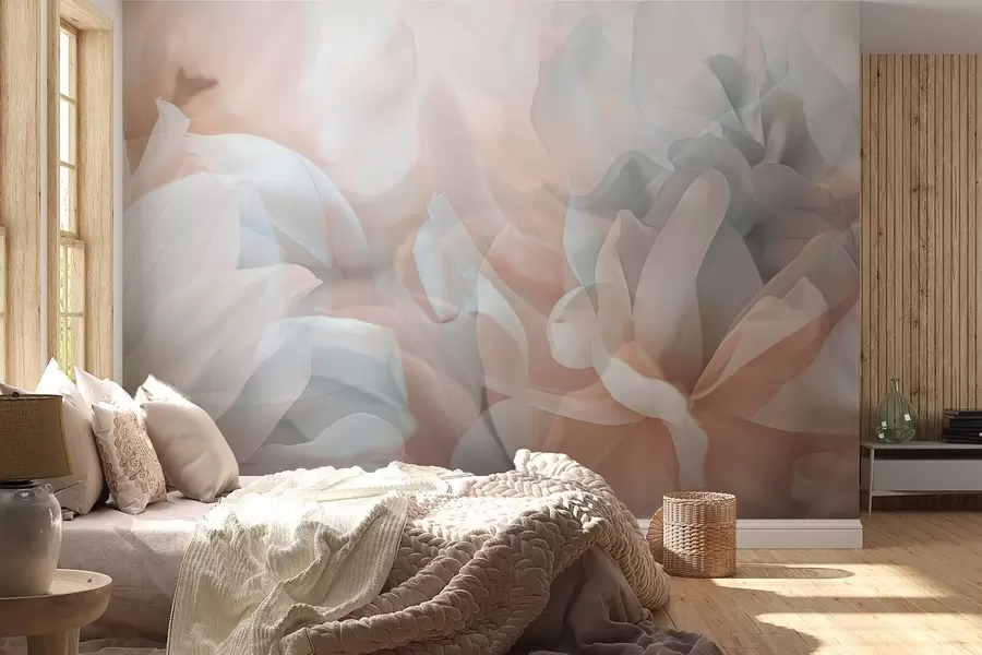 Fototapeedid Poolläbipaistvad lilled w04320v1