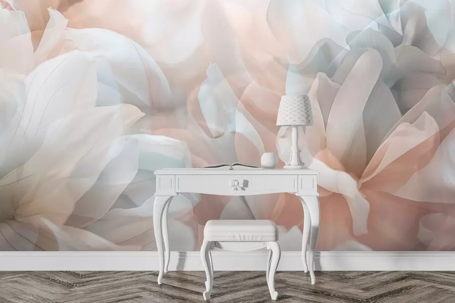 Fototapeedid Poolläbipaistvad lilled w04320v1