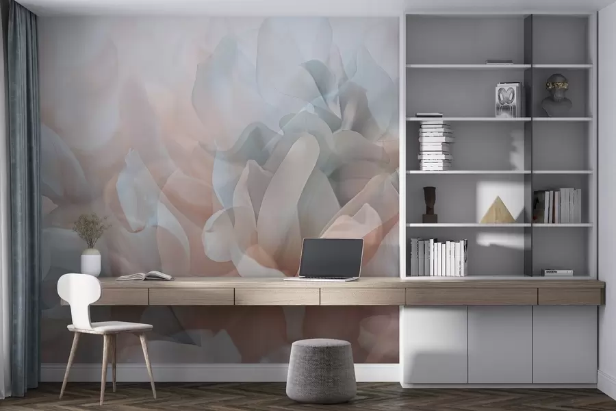 Fototapeedid Poolläbipaistvad lilled w04320v1