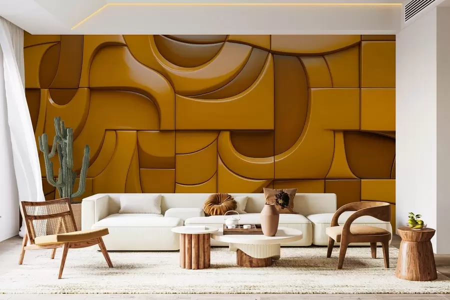 Fototapeedid Värvitud reljeefne sein w04321