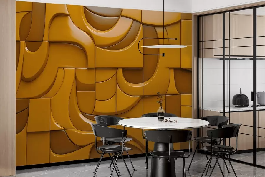 Fototapeedid Värvitud reljeefne sein w04321