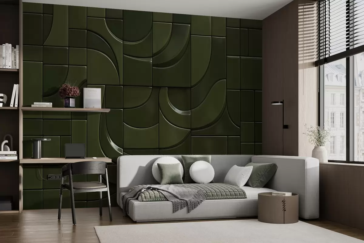 Fototapeedid Läikivate paneelide imitatsioon w04325