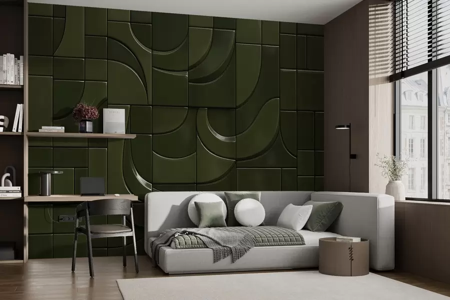 Fototapeedid Läikivate paneelide imitatsioon w04325