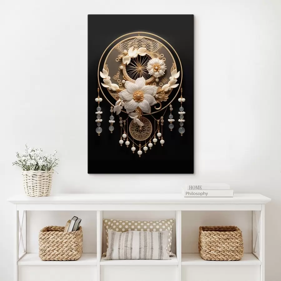 Pilt Abstraktsioon tumedal taustal s44552