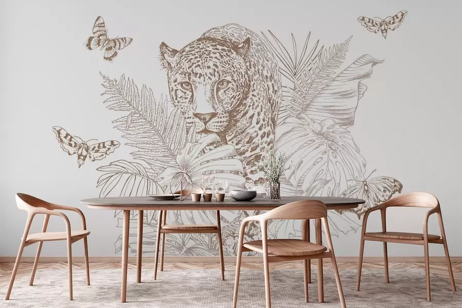 Fototapeedid Leopard w04358v1