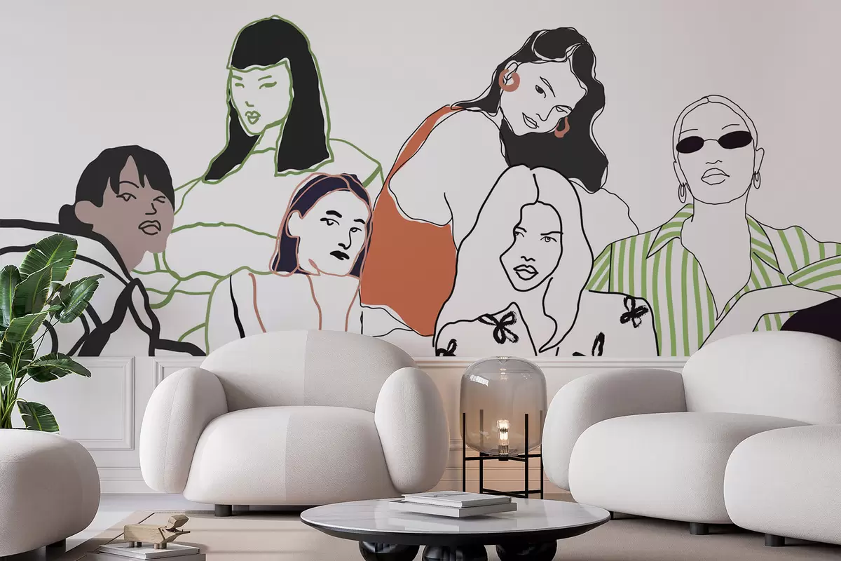 Fototapeedid Tüdrukud w04359