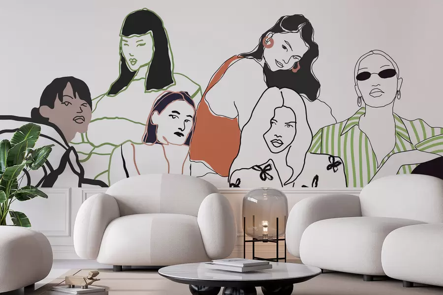 Fototapeedid Tüdrukud w04359