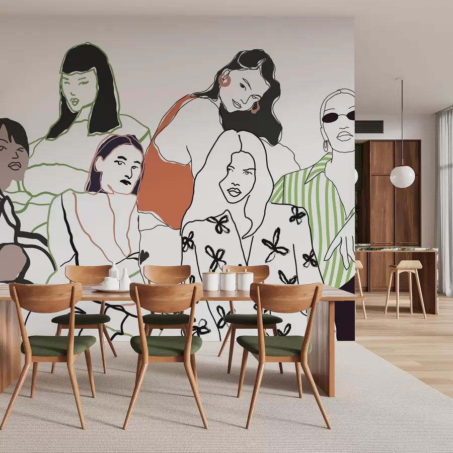 Fototapeedid Tüdrukud w04359