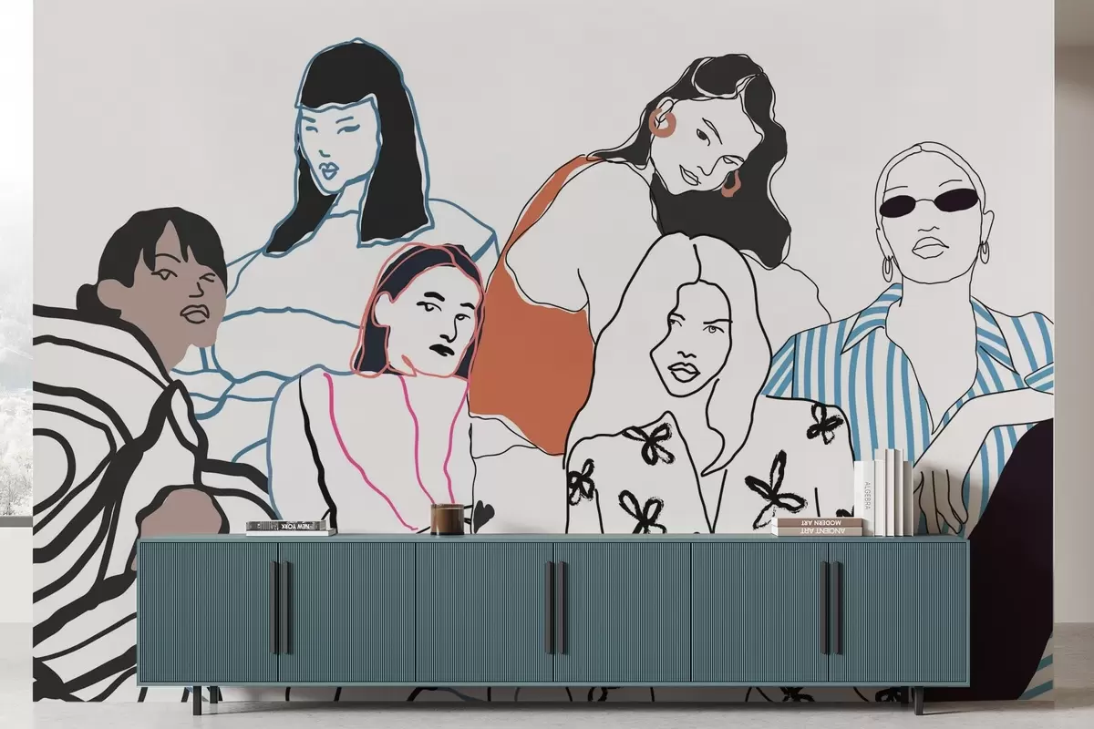 Fototapeedid Tüdrukud w04359v1