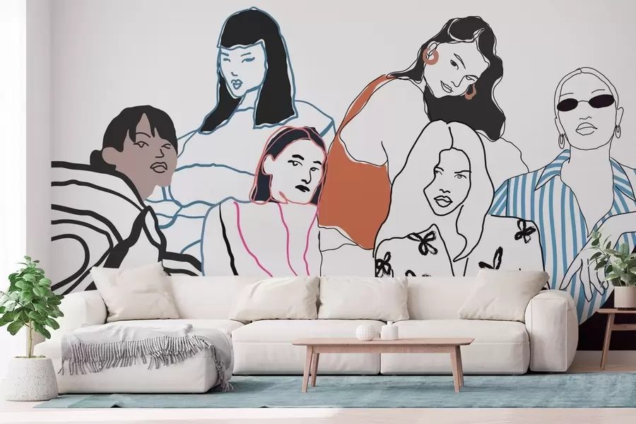 Fototapeedid Tüdrukud w04359v1