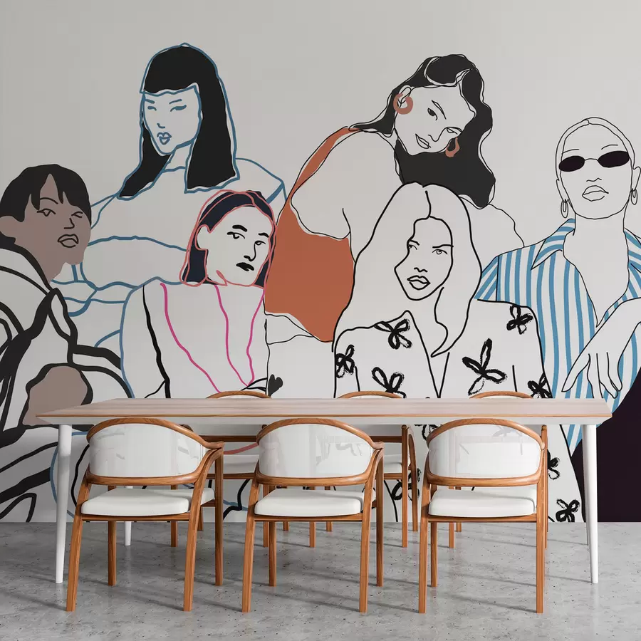 Fototapeedid Tüdrukud w04359v1