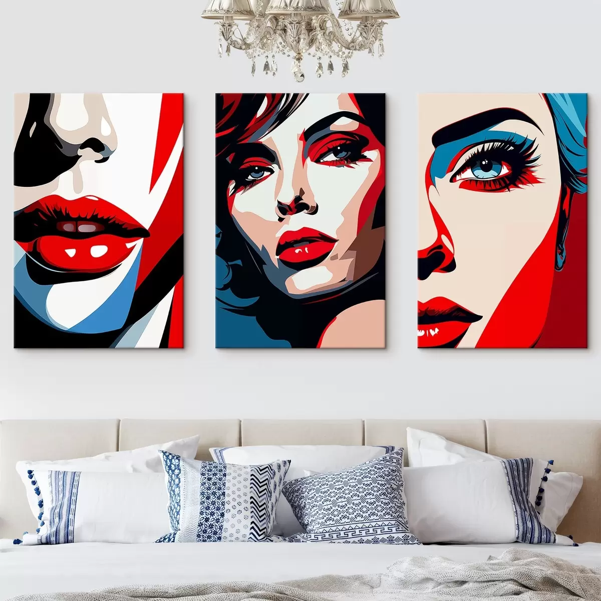 Pilt Värvilised näod m00558