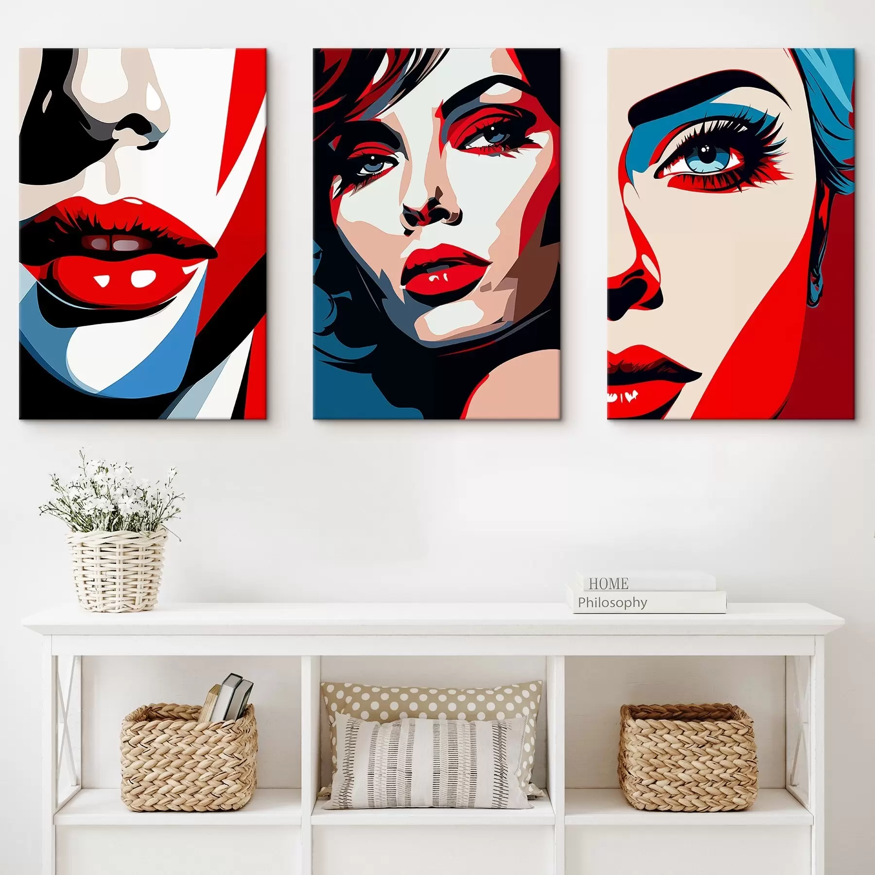 Pilt Värvilised näod m00558