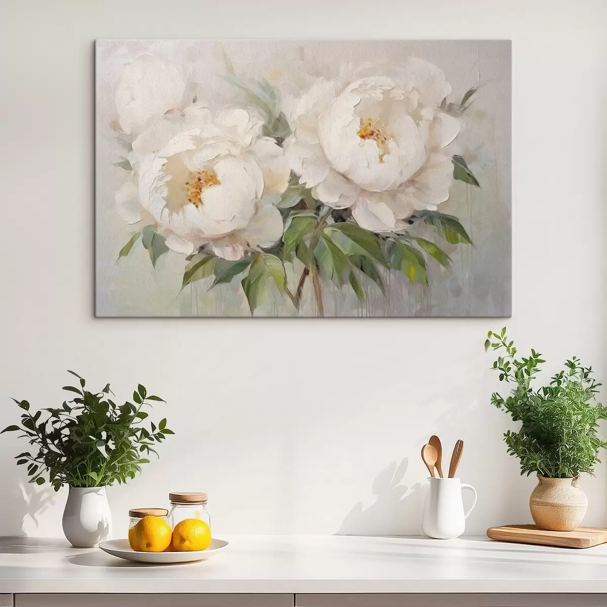 Pilt Õrnad valged pojengid s45268