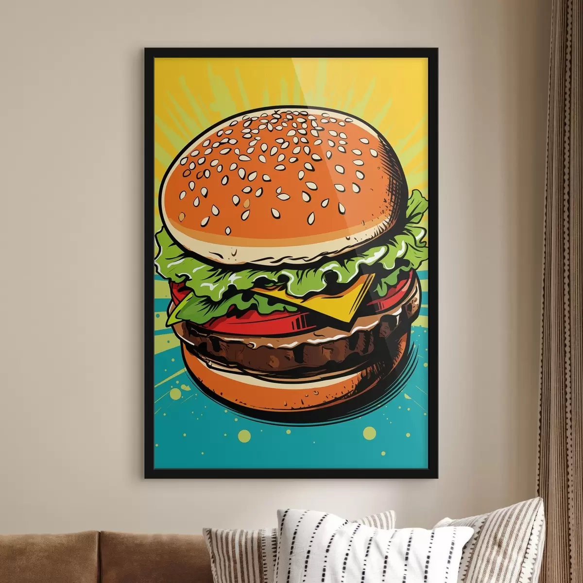 Plakat Burger f45277