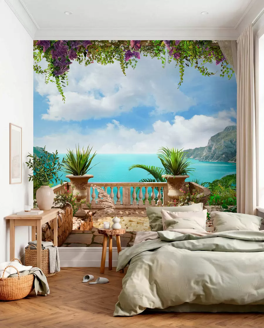 Fototapeedid Veranda, vaatega lahele u68055