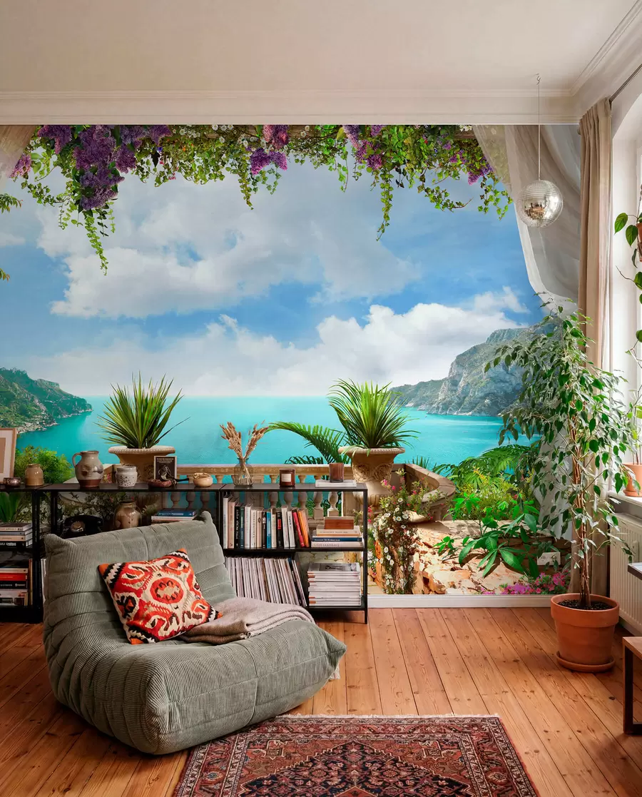 Fototapeedid Veranda, vaatega lahele u68055